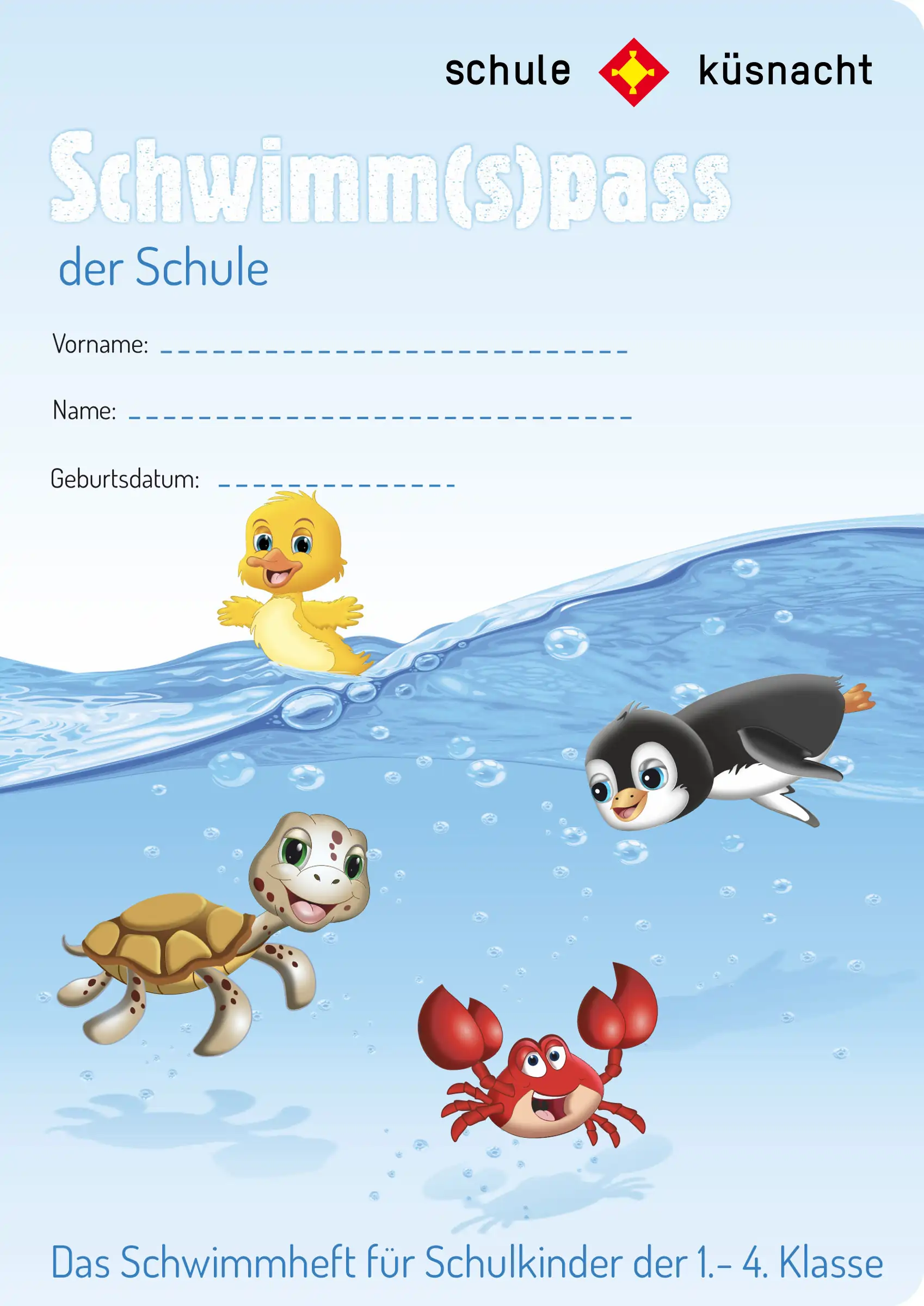 Schwimmheft 1.- 4.Klasse